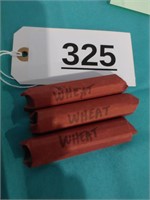 3 Rolls Assorted Wheat Pennies