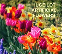 HUGE LOT Artificial Flowers