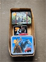TIN LUNCH BOXES BARBIE, LONE RANGER AND OTHER