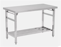 Folding Industrial Stainless Steel Table