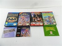 Lot of 4 NES Game Boxes with Booklets - Batman