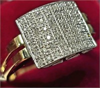 $3300 14K  6.36G Natural Diamond 0.3Ct Ring