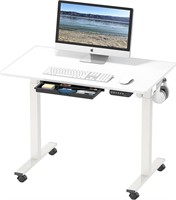 Electric Adjustable Mobile Sit Stand Desk