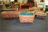 3 Longaberger Baskets - 2013 Bread with