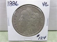 1886 Morgan Dollar – VG