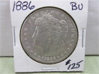 1886 Morgan Dollar – BU
