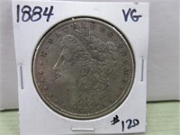 1884 Morgan Dollar – VG