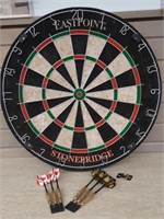 Dart Board and Darts very good condition