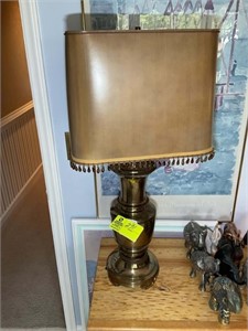 Appears to be Brass, table lamp 31" tall