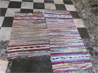 2 rag rugs