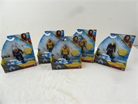Lot of 5 Spinmaster Aquaman DC Action Figures -