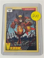 1991 MARVEL WOLVERINE SUPER HERO CARD #50