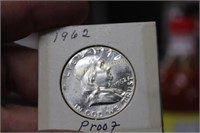 1962 SILVER BEN FRANKLIN HALF DOLLAR