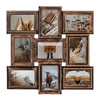 J.M.Deco Picture Frame Sets For Wall Collage, 9