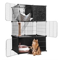 BriSunshine 3 Tier Cat Cage, DIY Cat Cages Indoor