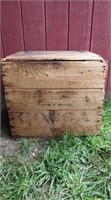 Vintage Breakfast Cocoa Lidded Crate