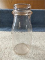 Vintage Half Pint Milk Bottles -6"