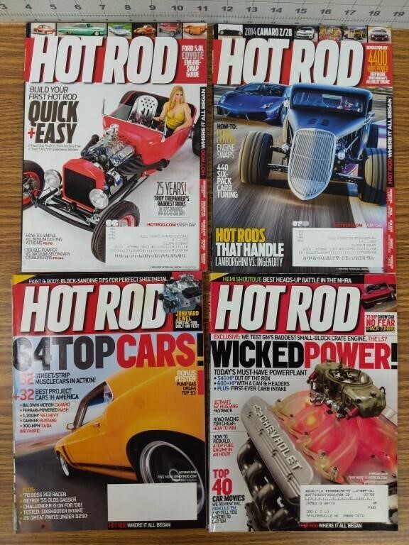 Hot rod magazine lot