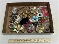 Assorted Costume Jewelry Brooches