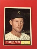 1961 Topps Whitey Ford Card #160 Yankees HOF 'er