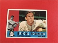 1960 Topps Brooks Robinson Card #28 Orioles HOF