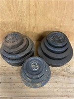 Assorted scale weights