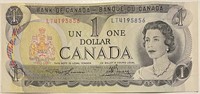 1973 Canada Dollar Banknote
