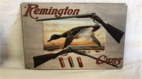 Remington Guns Metal Sign