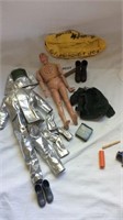 1964, Hasbro GI Joe Doll, Silver Suit &