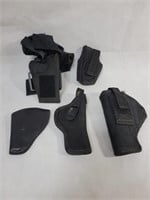 (5) USED SOFT SIDE HOLSTERS