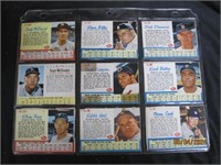 Set Of Post Cereal Baseball Cards