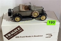 1931 Die Cast Ford Model A Roaster 1:24 scale in