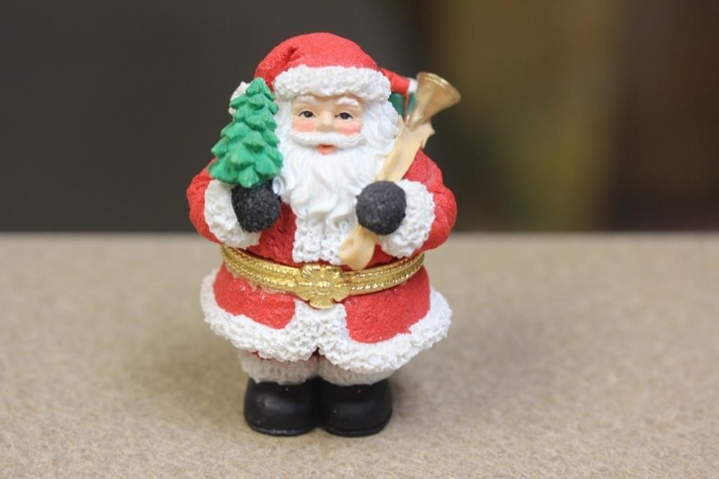 Santa Trinket Box