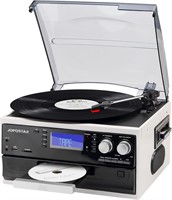 3-Speed Vinyl Record Player Vintage Turntable