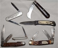LOT - OLD POCKET KNIVES - 2 DAMAGED
