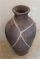 Ceramic Pot W/ String Decor