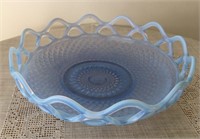 Vintage Opalescent Scalloped Dish