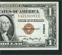 $1 1935 (HAWAII) Silver Certificate Note CURRENCY