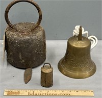 Brass & Iron Bells Lot Collection