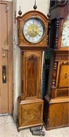 Charles Low Tall Case English Grandfather Clock.