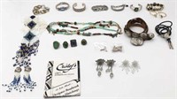 Lot of Southwest, American Indian, Other Jewelry.