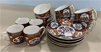 Small Set of Gold Imari Porcelain