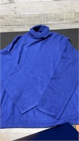 Lord & Taylor 100% Cashmere Blue Sweater Size XL