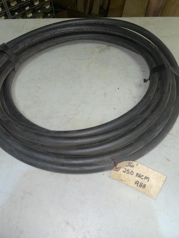 250 MCM RHH or RHW wire