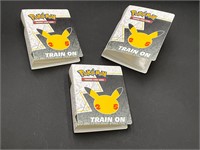 Lot of 3 Pokemon Collector Card Small Binders