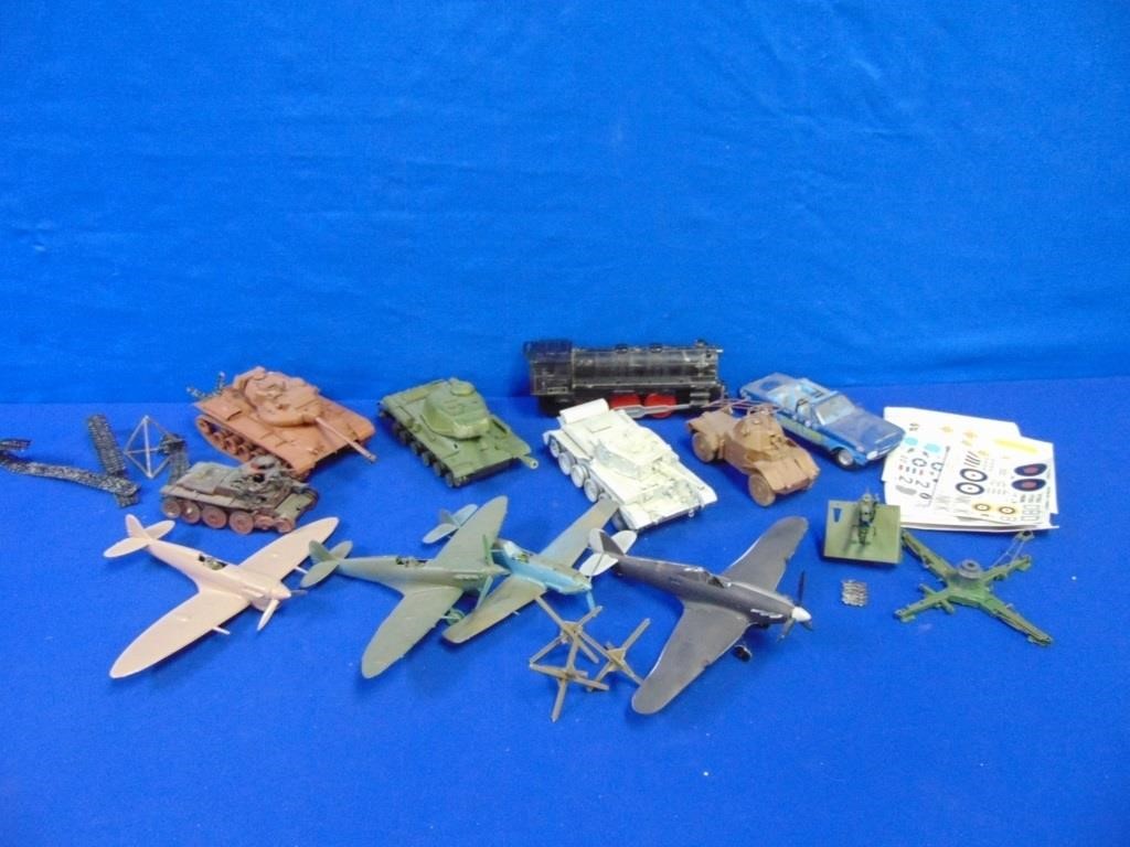 Planes, Trains & Tanks Plastic Models