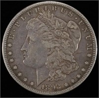 1892-S MORGAN DOLLAR XF