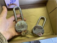 HEAVY DUTY PADLOCKS W/ KEYS