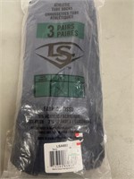 Pack of 3 junior athletic tube socks. MSRP
