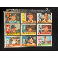 (18) 1960 Topps Baseball Cards Nice Shape